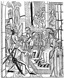Christ before Pilate by Unbekannt