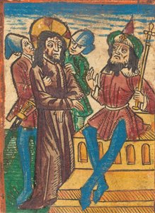 Christ before Pilate, c. 1490 by Unbekannt