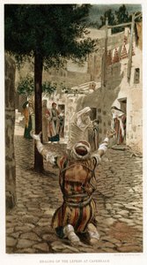 Christ healing the lepers at Capernaum by Unbekannt