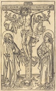 Christ on the Cross with Angels, c. 1490 by Unbekannt