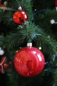 Christmas tree, Paris, France