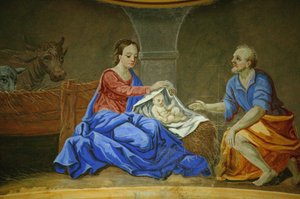 Church of Saint-Nicolas de Veroce. Nativity, Saint Nicolas de Veroce, France by Unbekannt