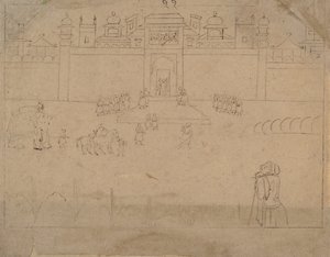 Cityscape, 19th century by Unbekannt