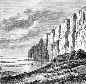 Cliffs of Yellow Earth on the Hoang-Ho