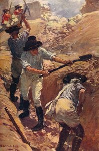 Clive in the Trenches at Arcot, 1751