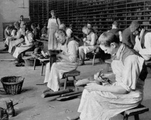 Cobbling, Earlswood Asylum, Reigate, 1904