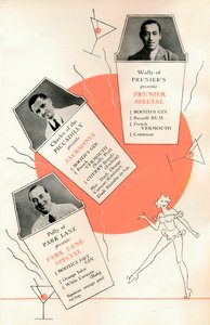 Cocktail Recipes, c1935 by Unbekannt