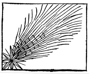 Comet of 684 Halley, 1493 by Unbekannt