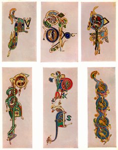 Compound letters, 800 AD, 20th century by Unbekannt