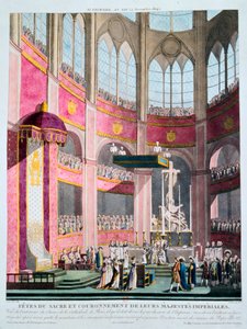 Consecration of Napoleon and Coronation of Josephine by Pope Pius VII, 2nd December 1804 by Unbekannt