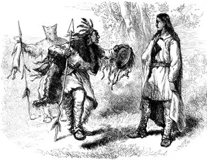 Converted Native American and Powows