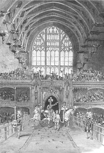Coronation of George IV in Westminster Hall by Unbekannt