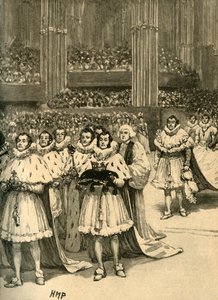 Coronation of King William IV: The Royal Procession, Westminster Abbey, London by Unbekannt