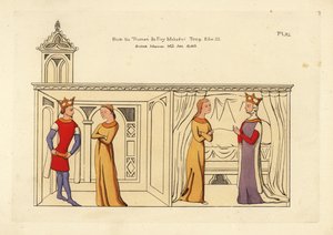 Costume of a king and queen by Unbekannt