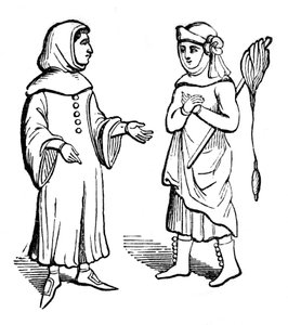 Costume of the commonality, 14th century