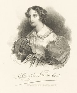Countess Klaudyna Claudine Potocka, née Dzialynska by Unbekannt