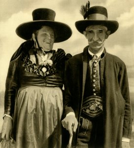 Couple in Traditional Dress, Sankt Lambrecht, Styria, Austria by Unbekannt