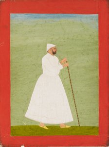 Court official wearing a white jama by Unbekannt