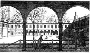 Courtyard of Gresham College, London