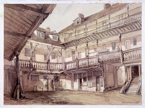 Courtyard of the Oxford Arms Inn, Warwick Lane, London