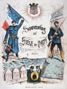 Cover for Souvenirs du Siege de Paris, 1870-1871 by Unbekannt