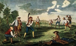 Cricket as Played in the Artillery Ground, London by Unbekannt