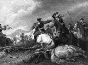 Cromwell at the Battle of Marston Moor, 2 July 1644 by Unbekannt