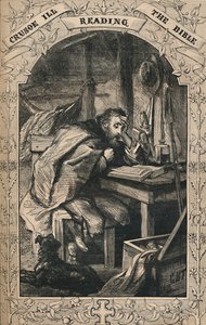 Crusoe Ill Reading The Bible