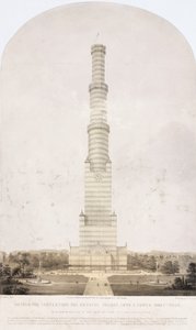 Design for Converting the Crystal Palace into a Tower 1000 Feet High by Unbekannt