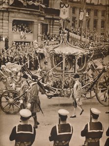 Cynosure of All Eyes in the Processions: The State Coach by Unbekannt