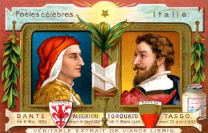 Dante Alighieri and Torquato Tasso, c1900