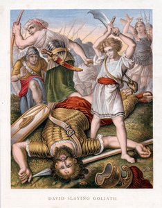 David Slaying Goliath, c1860 by Unbekannt