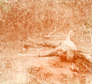 Dead body, Furnes, Flanders, Belgium