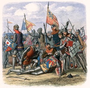 Death of Henry Percy Harry Hotspur at the Battle of Shrewsbury, 21 July 1403, c1860 by Unbekannt