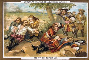 Death of Marshall Turenne, 1675, 19th Century by Unbekannt