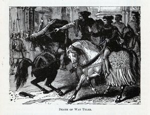 Death of Wat Tyler by Unbekannt