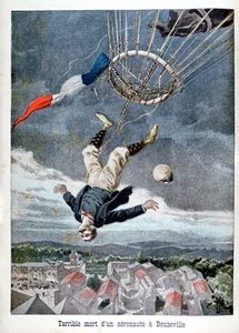 Death of an Aeronaut Over Beuzeville, France, 1899 by Unbekannt