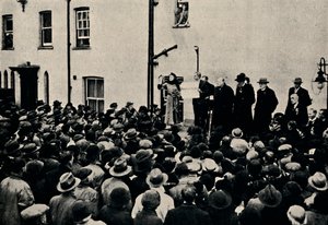 Declaring the Poll at Epping by Unbekannt