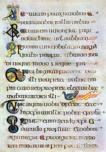 Decorated Text Page, 800 AD