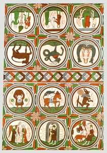 Decoration in Stora Råda Old Church, Västra Götaland, Sweden by Unbekannt