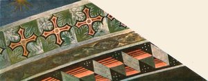 Decoration in the Basilica of Saint Francis, Assisi, Italy