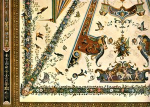Decoration in the Uffizi Gallery, Florence, Italy by Unbekannt