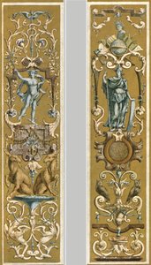 Decorative Painting in the Louvre, Paris, France by Unbekannt