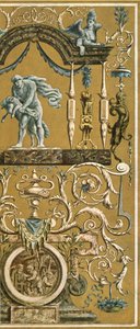 Decorative Painting in the Louvre, Paris, France, 1928