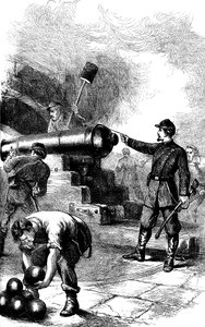 Defense of Fort Sumter, South Carolina, 1861