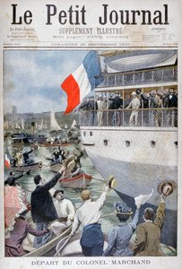 Departure of Colonel Marchand, Marseilles by Unbekannt