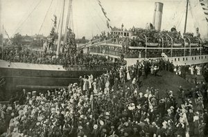 Departure of the Victorian B.C. Contingent by Unbekannt