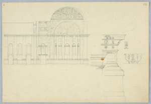 Design for the Interior of a Domed Building by Unbekannt