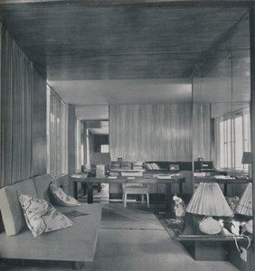 Desk in Bedroom-Sitting Room by Unbekannt