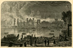 Destruction of the Old Houses of Parliament, October 16, 1834